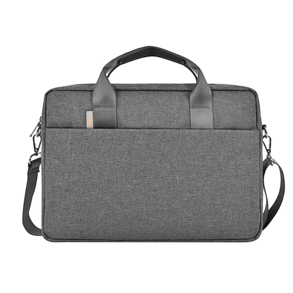 Çanta notbuk üçün Wiwu, Minimalist Laptop Bag II, 16 düym, Suyadavamlı parça, Boz