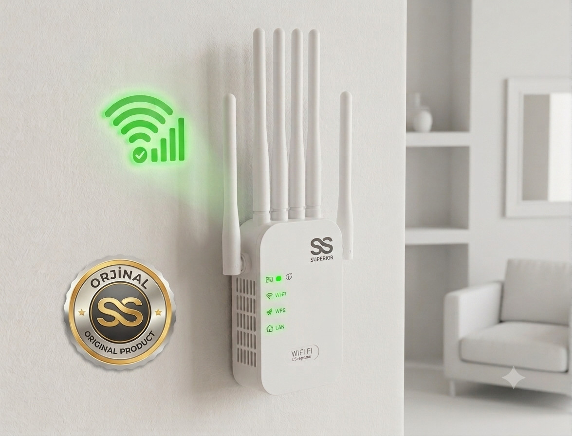 Siqnal gücləndirici Superior SS443, ağ