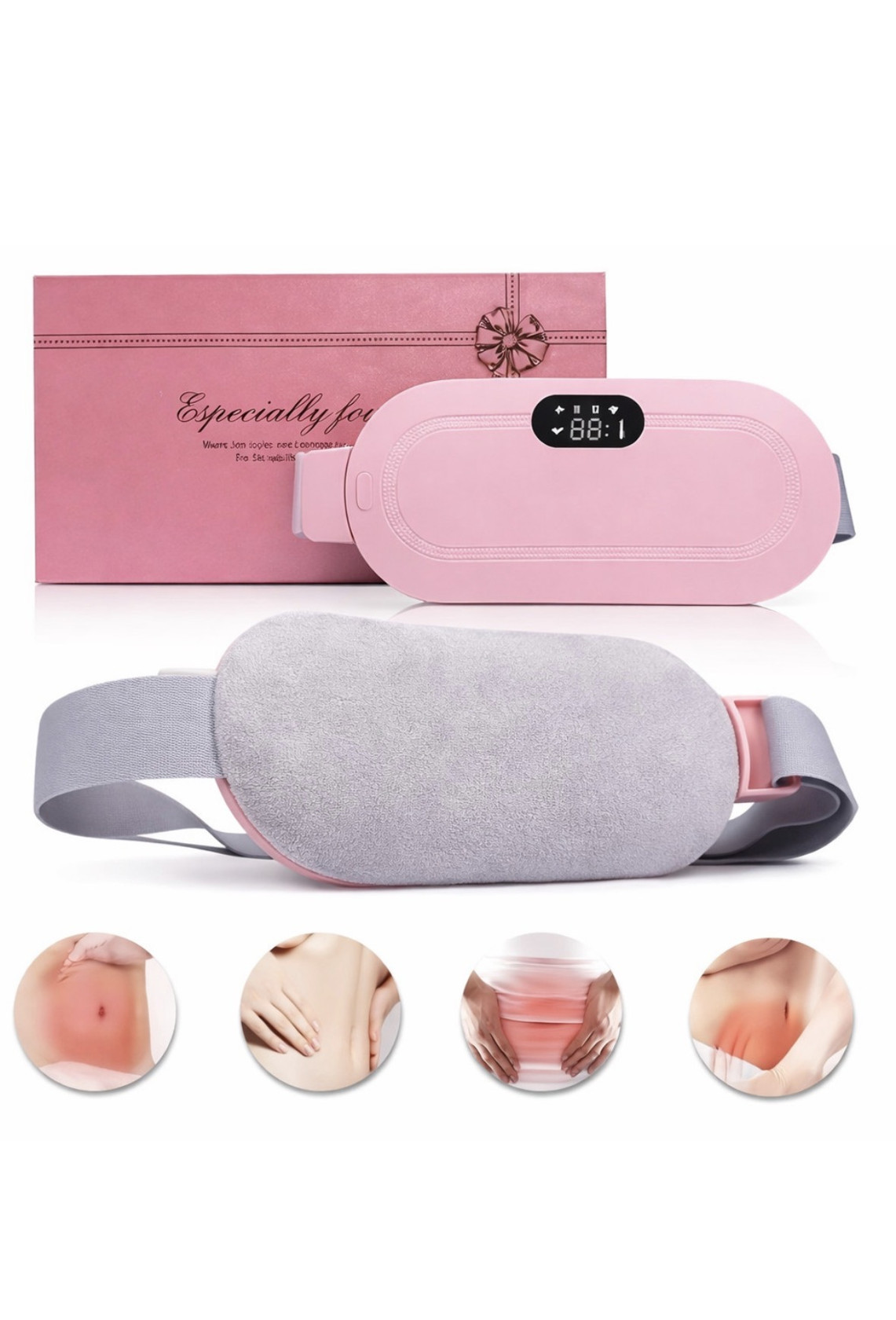 Masajor No brand, Parça, Menstrual ağrı üçün isidici kəmər və vibrasya masajlı, Rahatlaşdırıcı, Vibrasiyalı masaj, Qarın