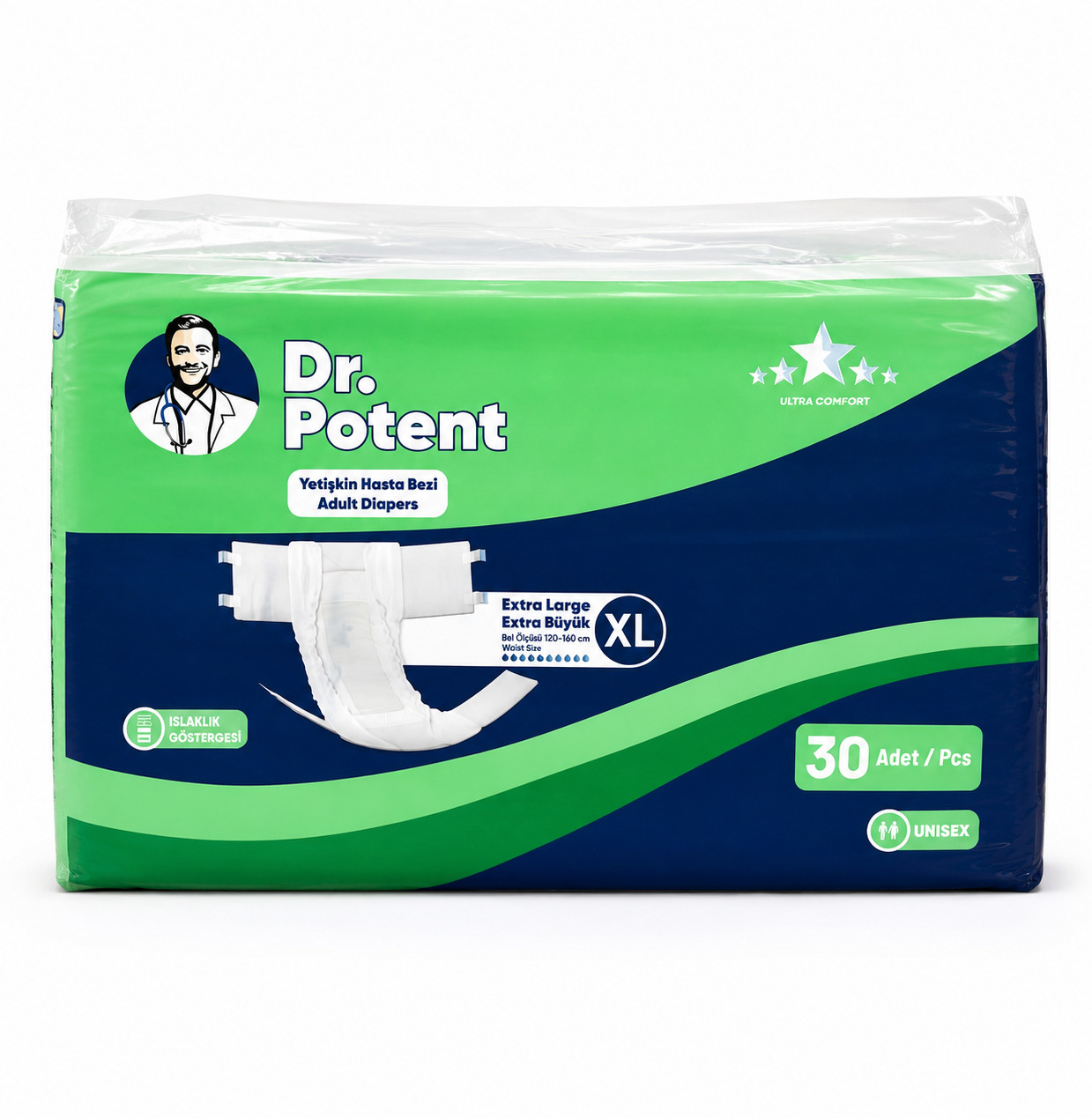 Böyüklər üçün bez No brand, Gecə, XL (Extra Large /4), 1 ədəd