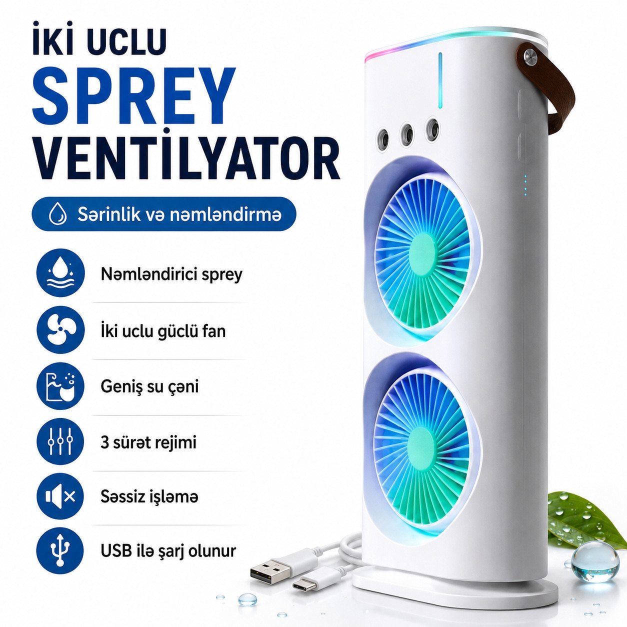 Masaüstü ventilyator 1112359_RB sprey ilə
