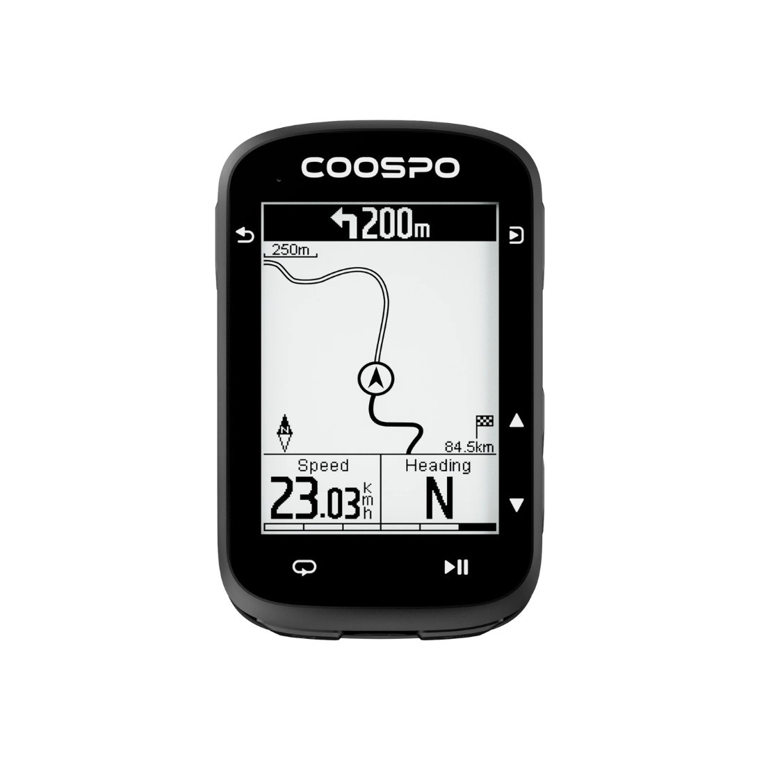 Velosiped kompüteri CoosPo CS500 Smart Cycling Computer, Qara, Sürət göstəricisi, Məsafə göstəricisi