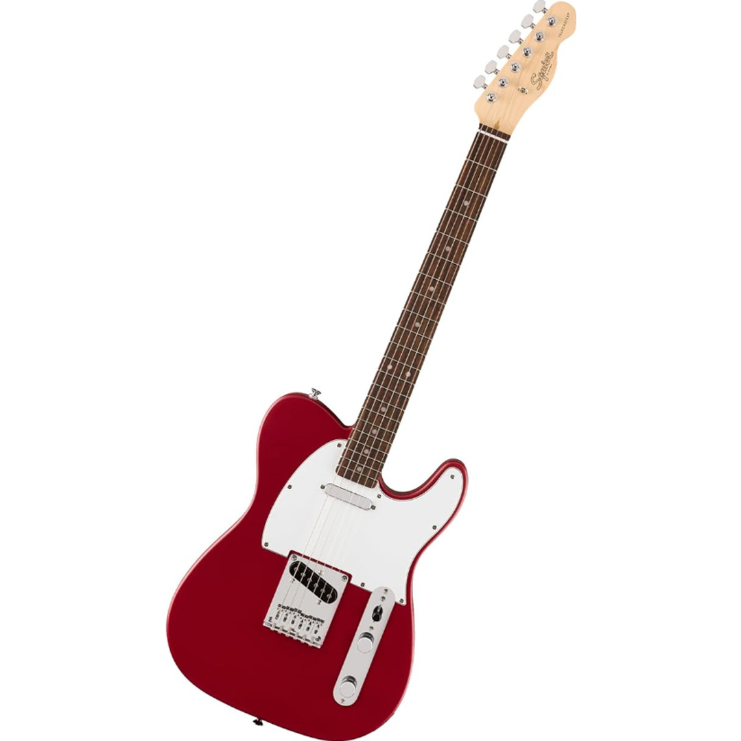 Elektrik gitara Fender SQUIER DEBUT Tele Laurel White Pickguard DAKOTA RED