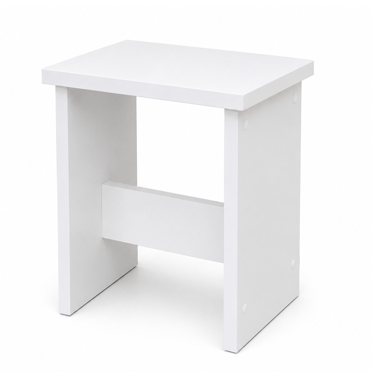 Taburet 46494143, LDSP, ağ, 35x30x45 sm