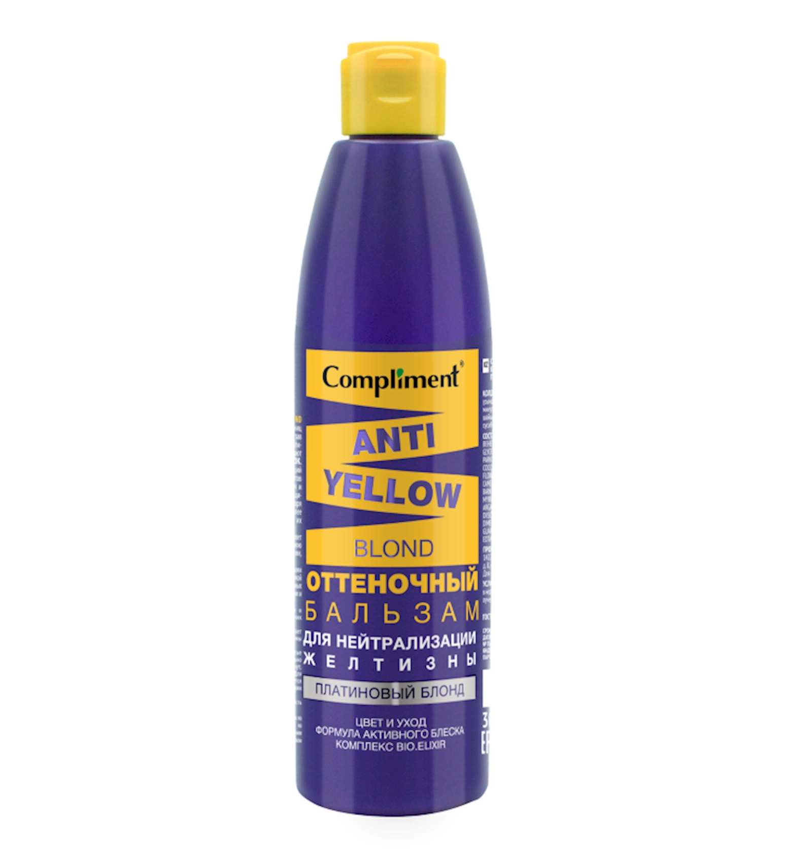 Çalarlı balzam Compliment Anti-Yellow Blond sarılığın neytrallaşdırılması üçün, Platin çalarlar 300 ml