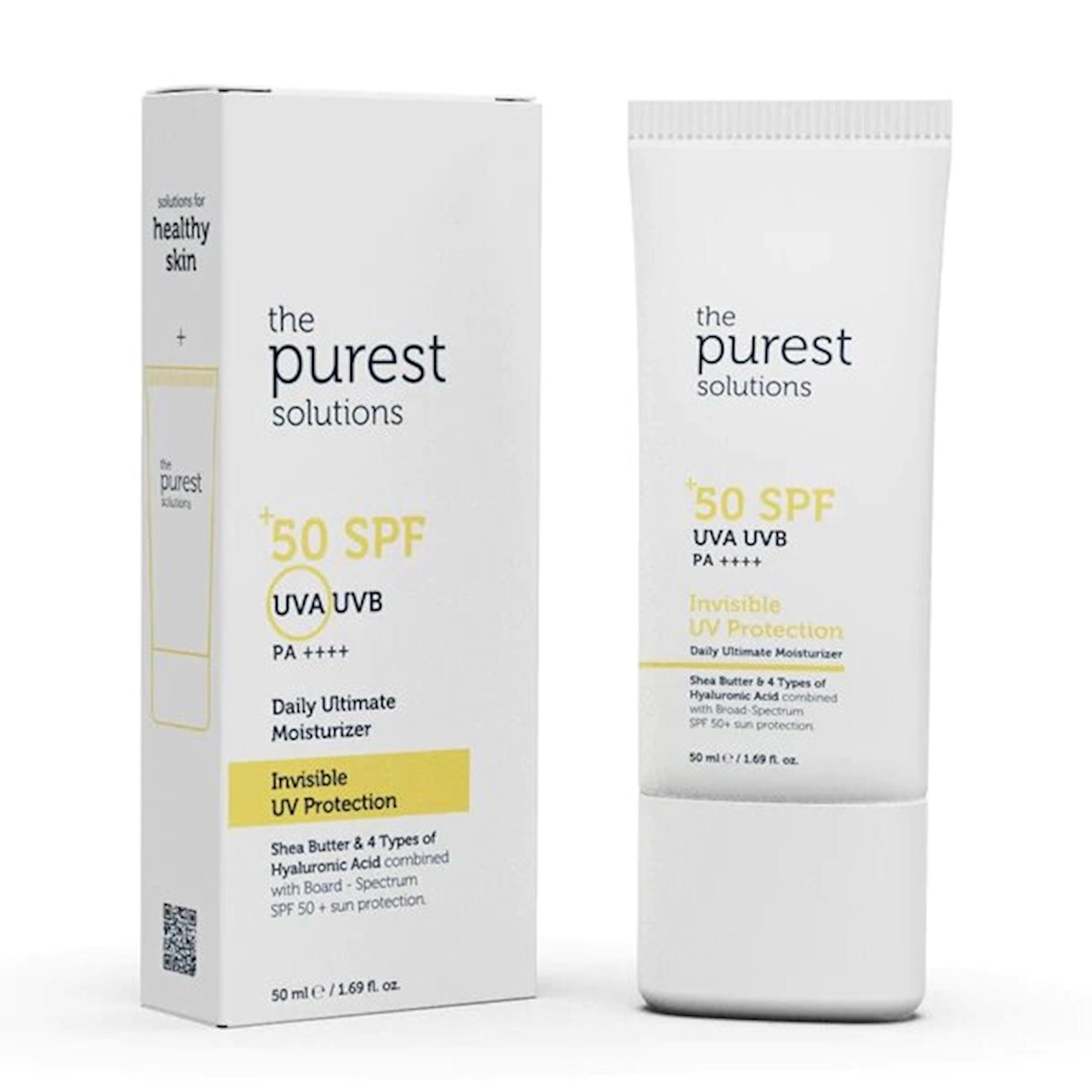 Günəşdən qoruyucu krem The Purest Solutions Invisible UV Protection SPF 50+ 50 ml
