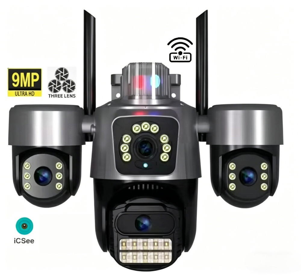 Videomüşahidə kamerası Shooscam, PTZ 9mp, Wi-Fi kamera, IP Wi-Fi