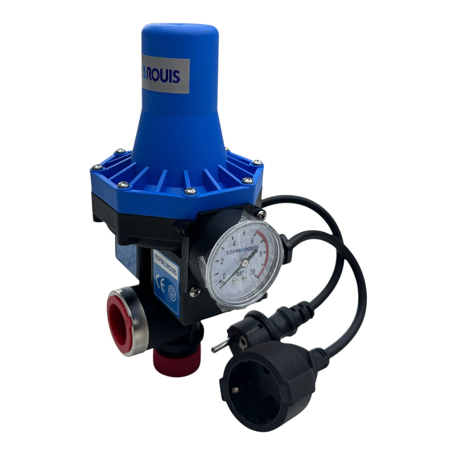 Nasos üçün taxma EC-3, Manometr, 25 mm, Su üçün, Suvarma üçün, Metal