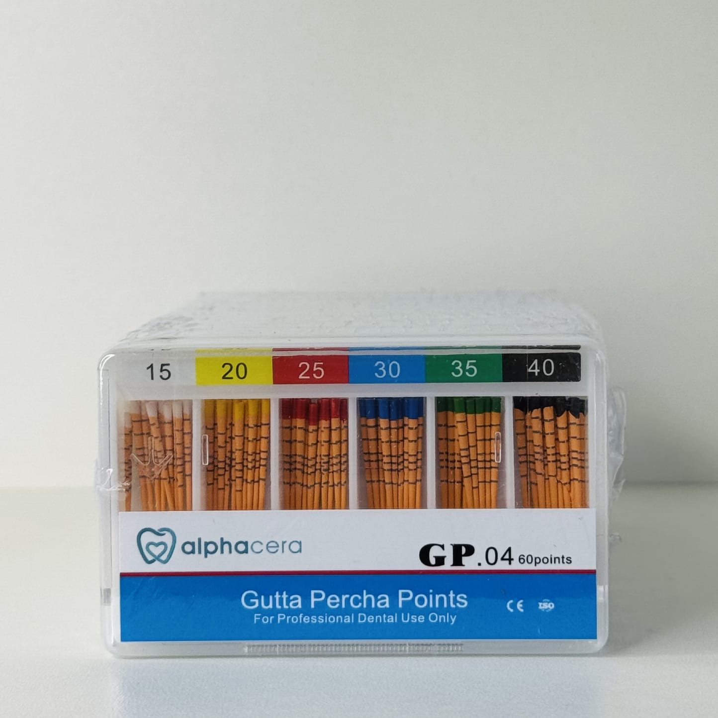 Stomatoloji ştiftlər Alphacera, plastik, rəngbərəng
