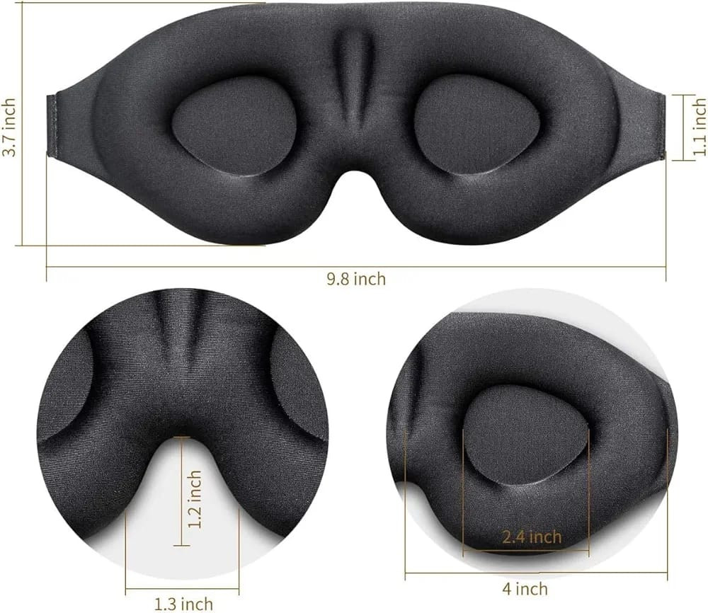 Yuxu üçün maska 4432, qara