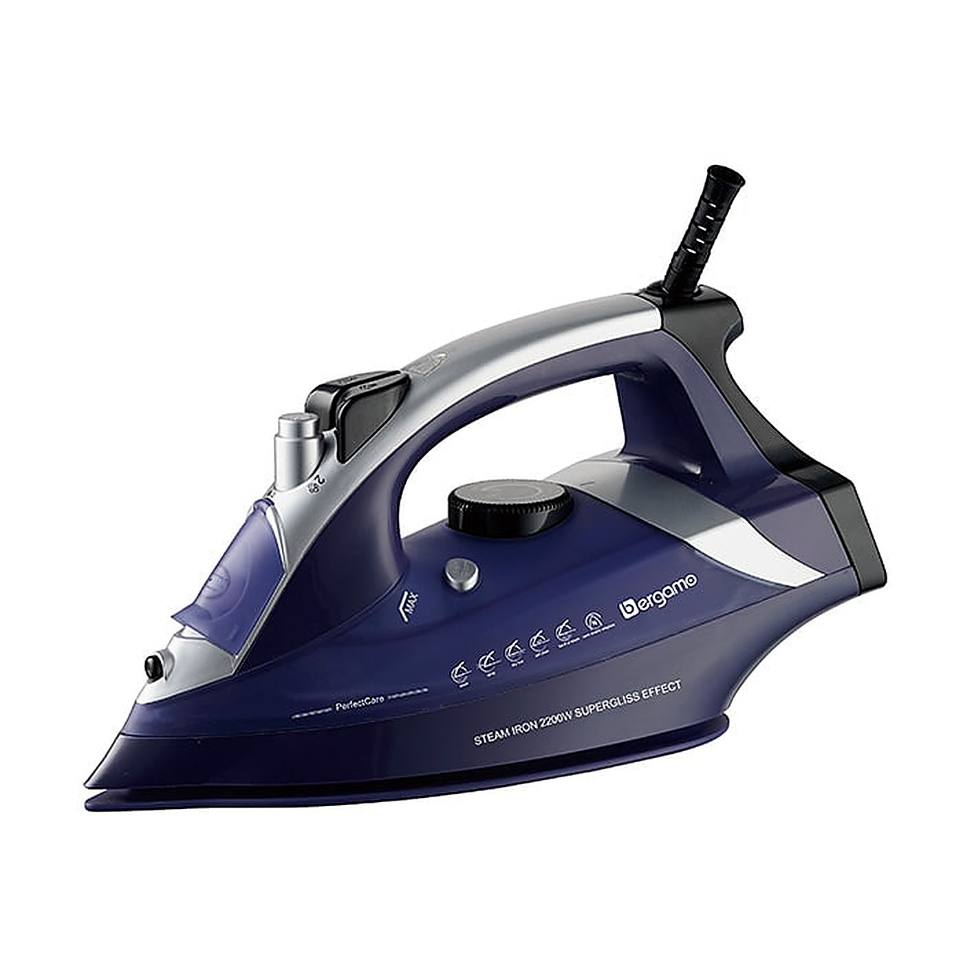 Ütü Bergamo BG-SI1133SPB 2200 W titan örtüklü bənövşəyi.