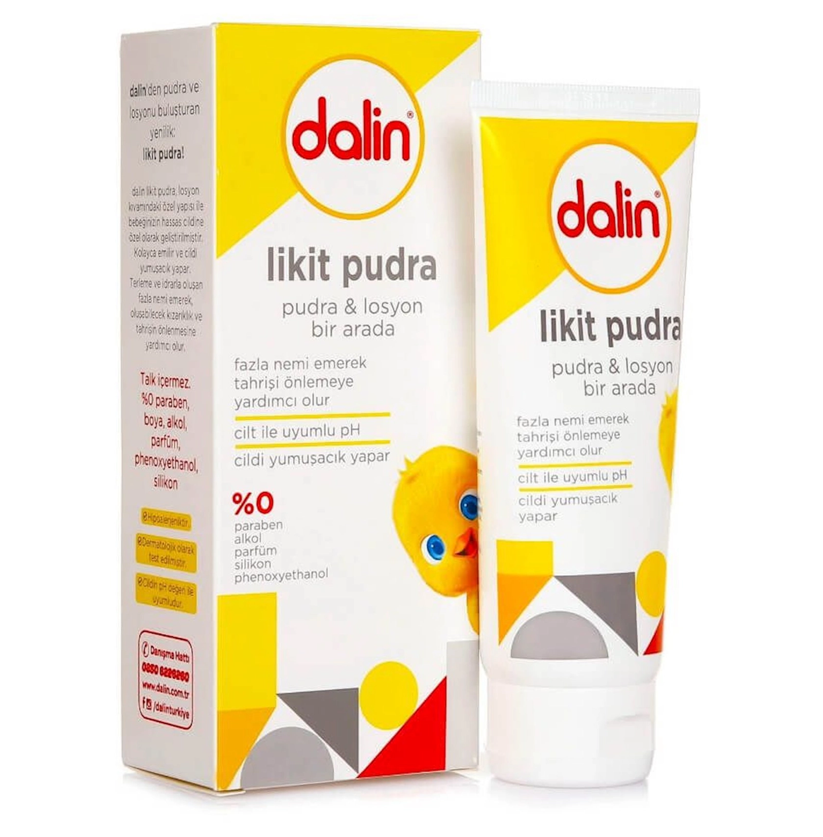 Uşaq pudrası Dalin maye 100 ml