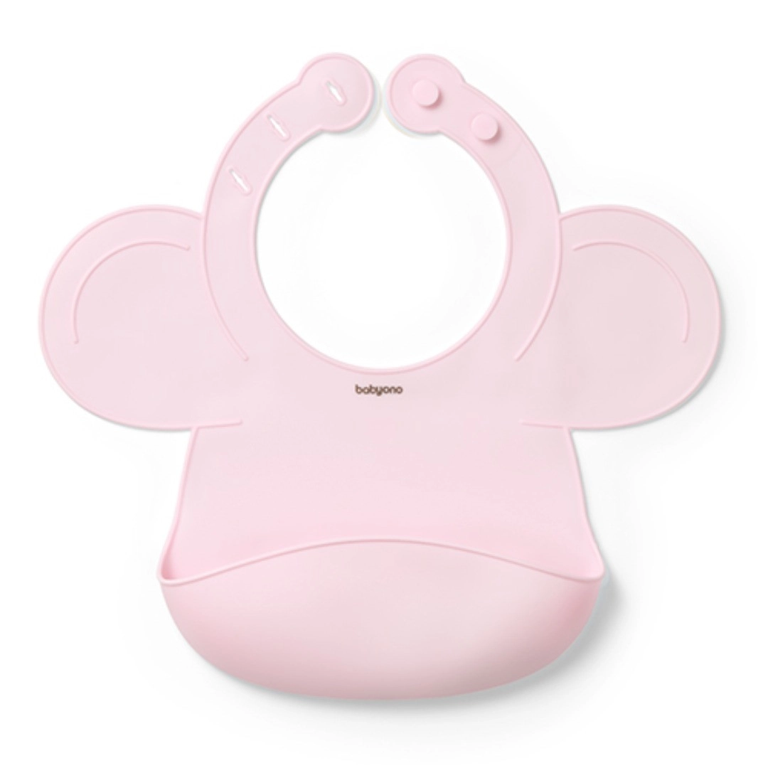 Döşlük Babyono 1639/02, silikon, 6+ ay, çəhrayı