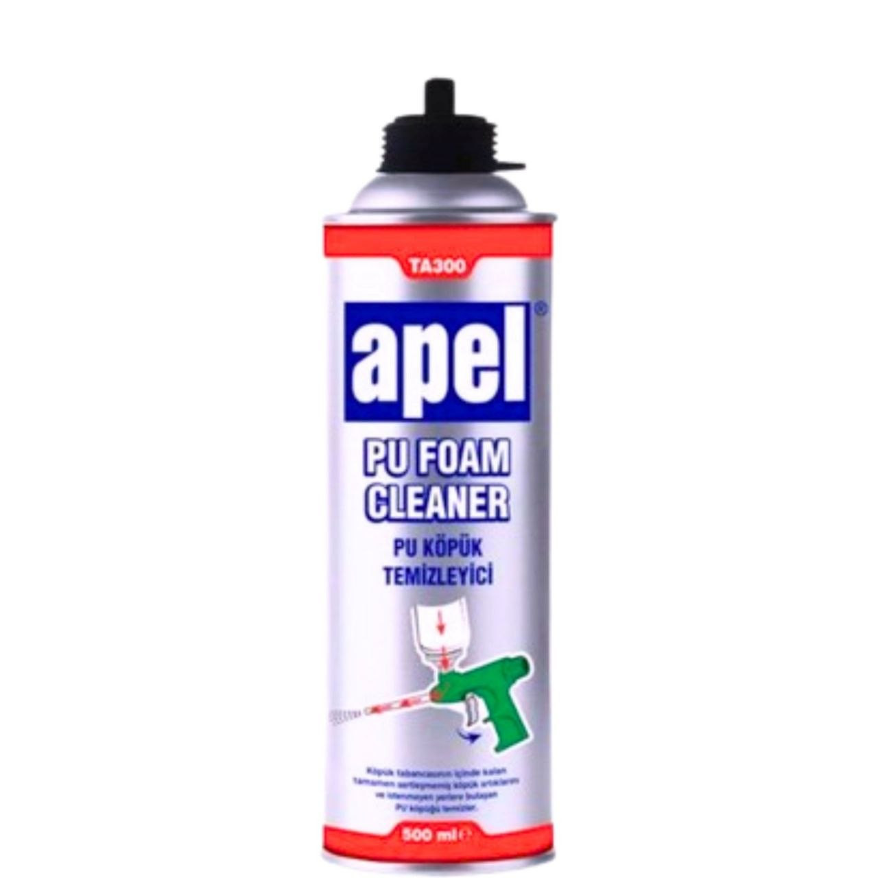 Montaj köpüyü təmizləyicisi Apel 500 ml.