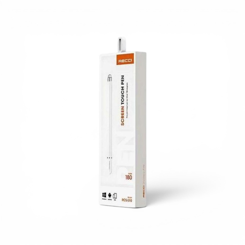 Stilus Recci RCS-S10, Simsiz, Həcmli, Telefon üçün/Planşet üçün, Ağ