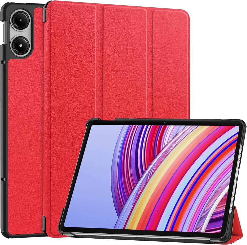 Çexol-kitab planşet Xiaomi Redmi Pad 2 üçün, Qırmızı