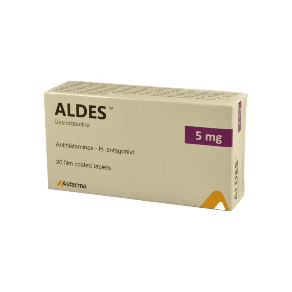 Allergiya dərmanı Aldes 5 mq 20 ədəd