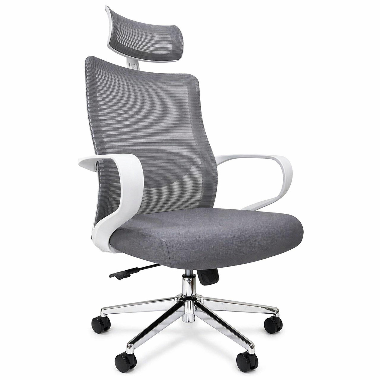 Ofis kreslosu 189 A, metal/tor/parça, boz, 120 kq