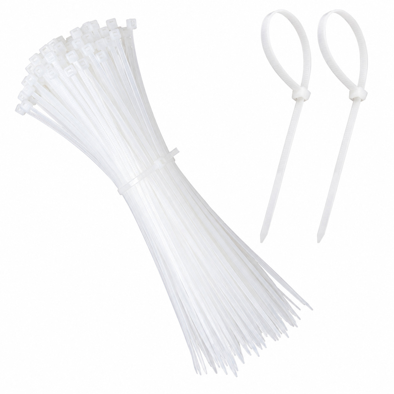 Kabel bağı RF4 5×500 mm ağ, 100 ədəd.
