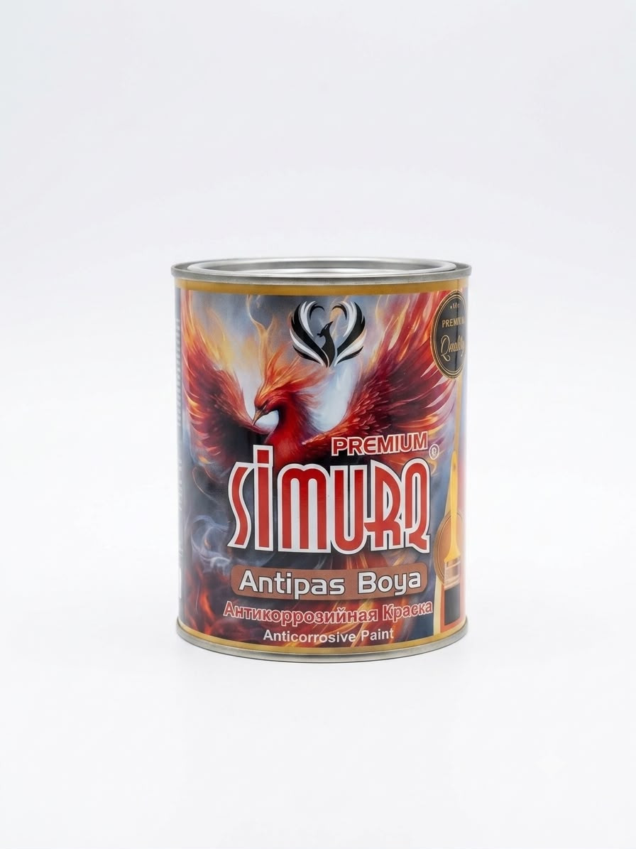 Antipas metal boyası 0.85 l ağ.