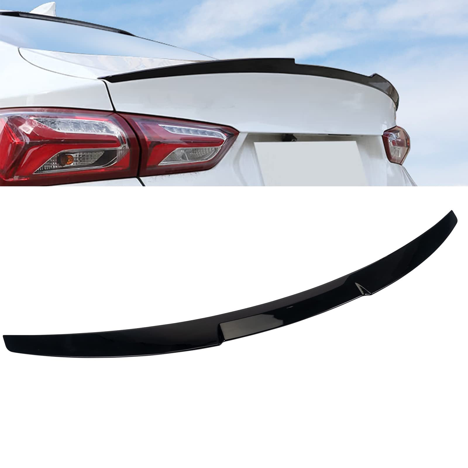 Baqaj üçün spoyler Chevrolet Malibu üçün, qara, plastik