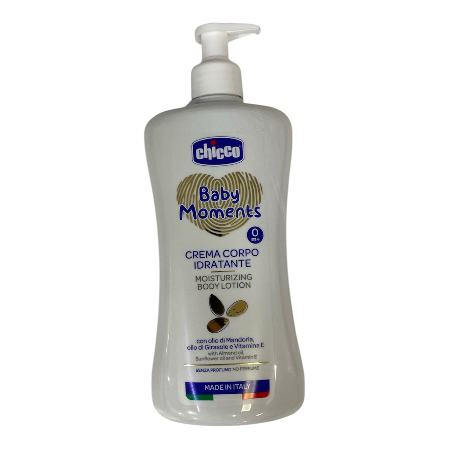 Körpələr üçün bədən kremi Chicco, 500 ml