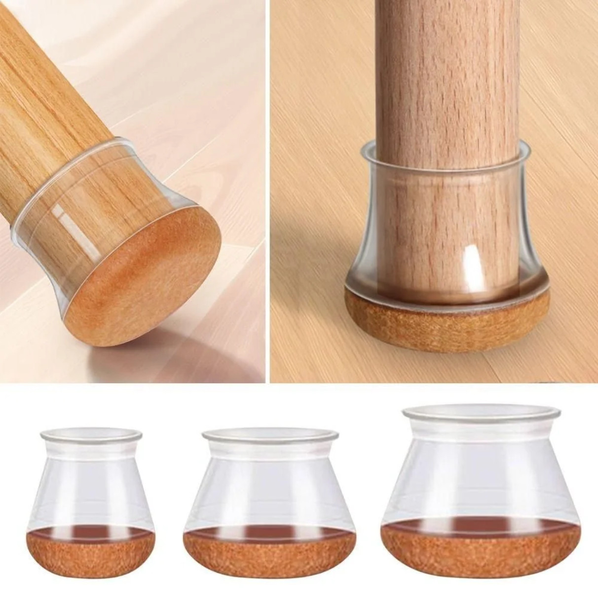 Mebel ayaqları üçün örtük, silikon, 3.5 sm, 1 ədəd