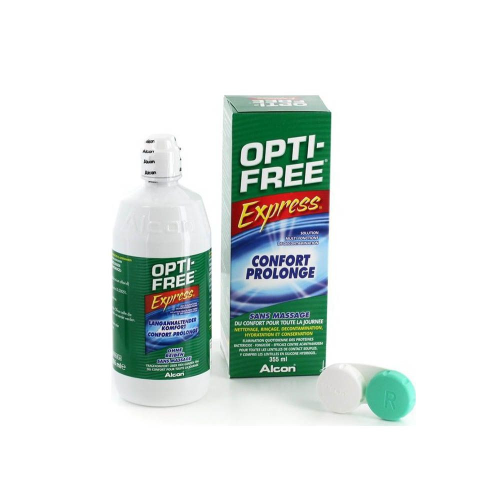 Kontakt linzalar üçün məhlul Alcon Opti-Free Express Lasting Comfort 355 ml