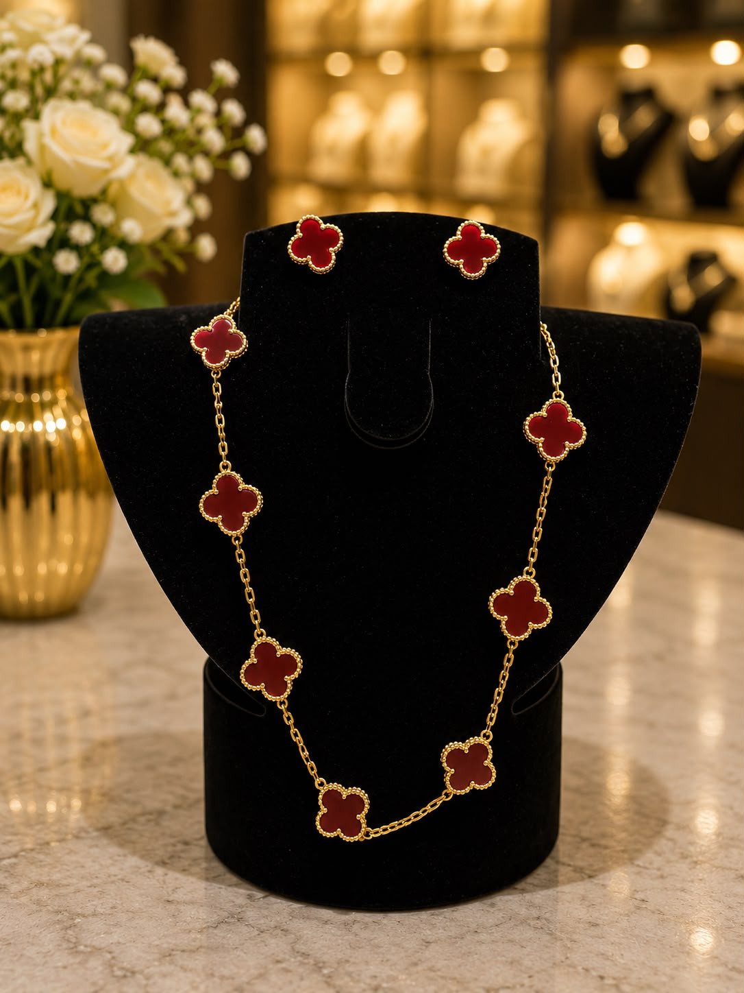 Bijuteriya dəsti boyunbağı və sırğa 2574558