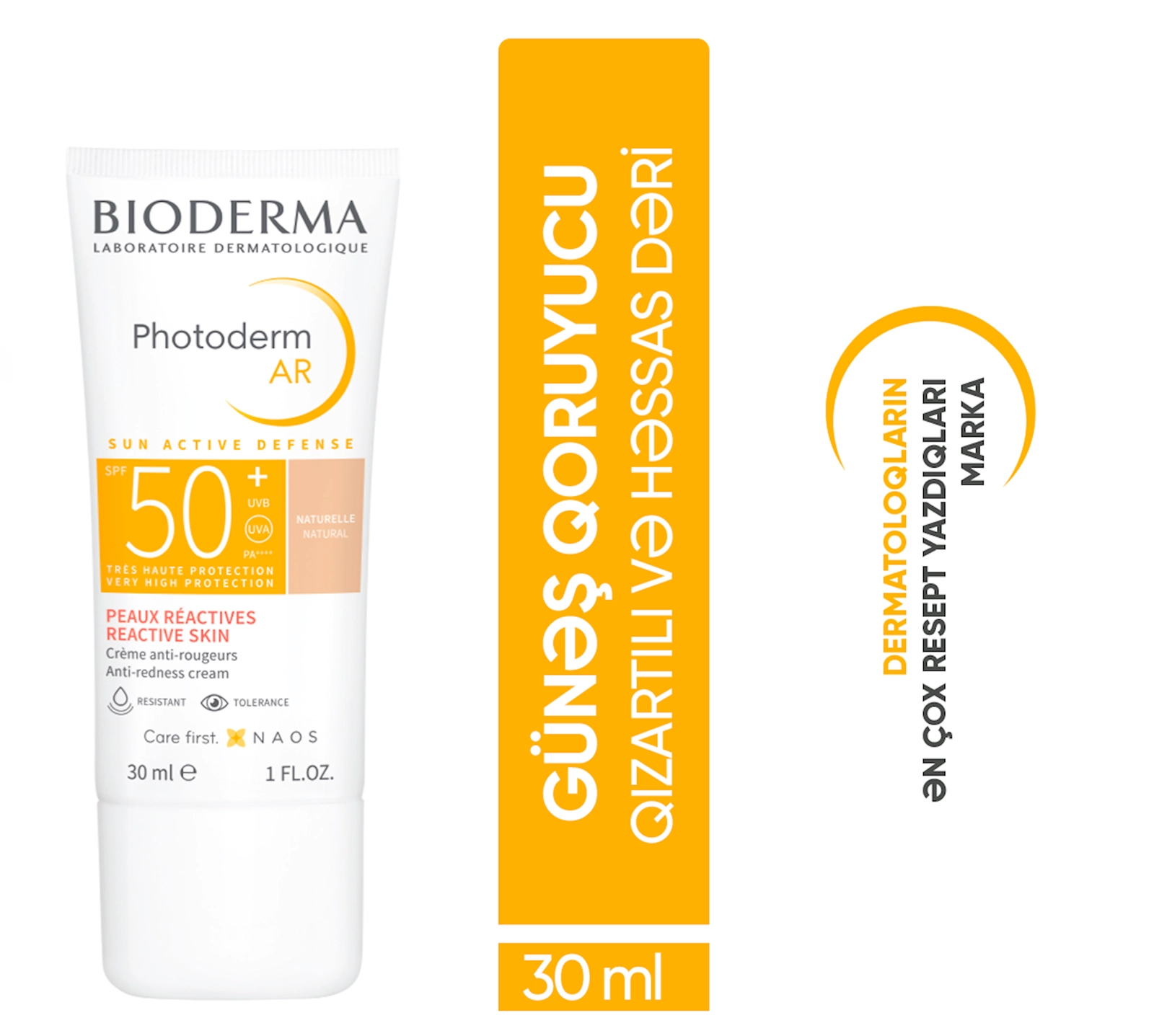 Tonlaşdırıcı krem Bioderma Photoderm AR SPF50 30 ml