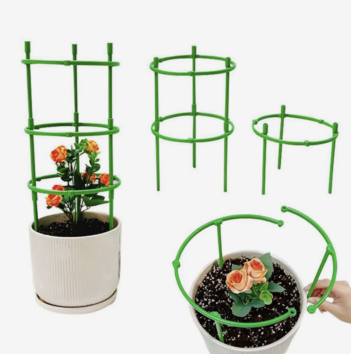 Bitkilər üçün dayaq, Universal, Plastik