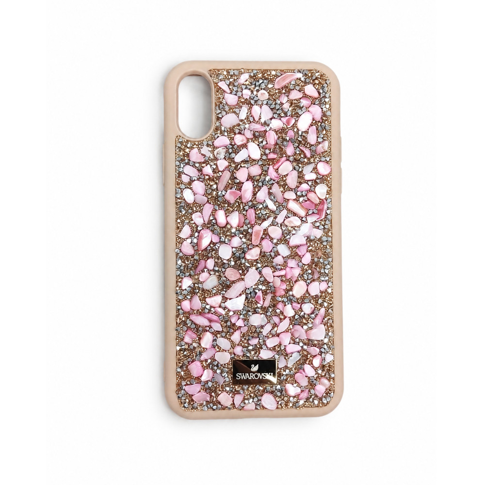 Çexol smartfon iPhone XS üçün, Silikon, Çəhrayı