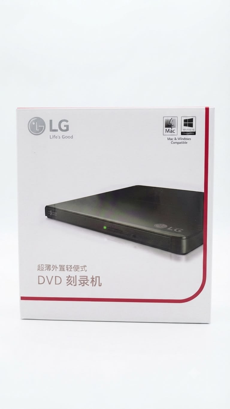 Xarici optik disk sürücüsü LG GP65N60 DVD-RW USB 2.0 qara.