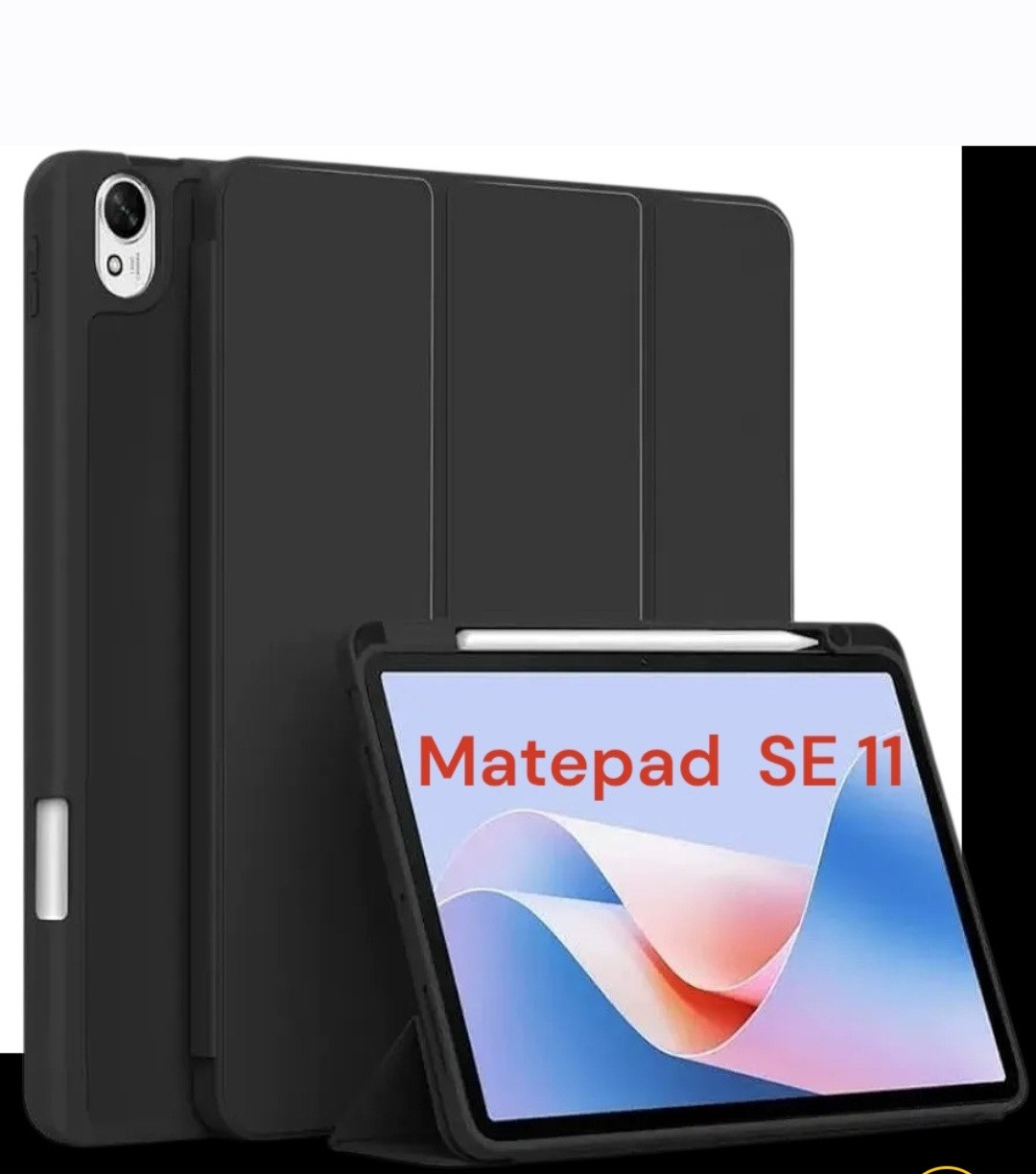Çexol-kitab Huawei MatePad SE 11 üçün qara