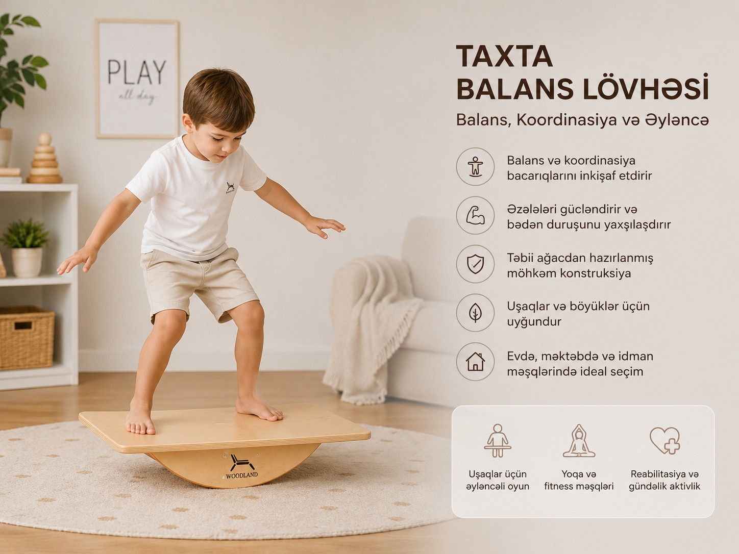 Balans lövhəsi, taxta