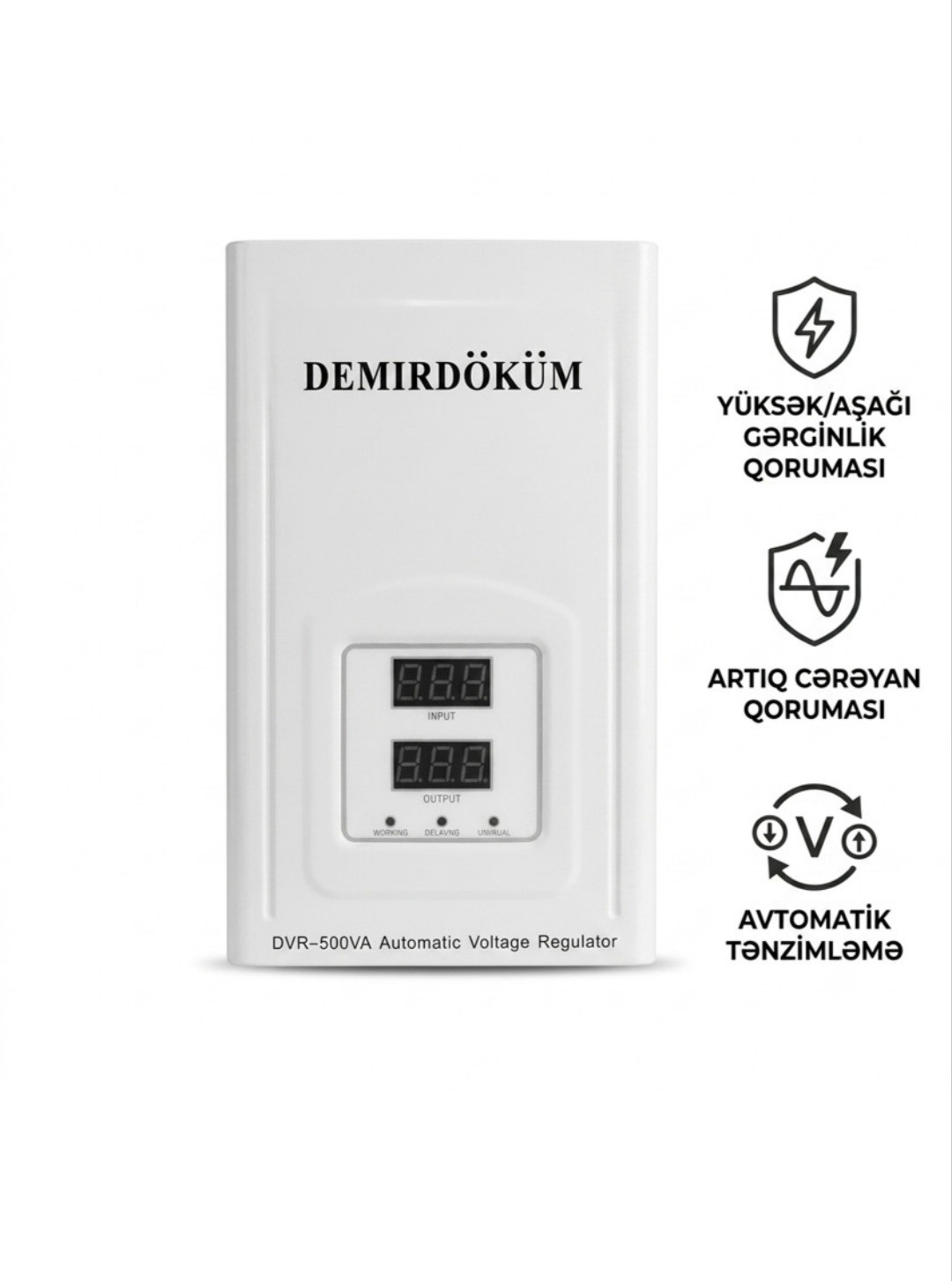 Stabilizator DemirDöküm, 500 Vt