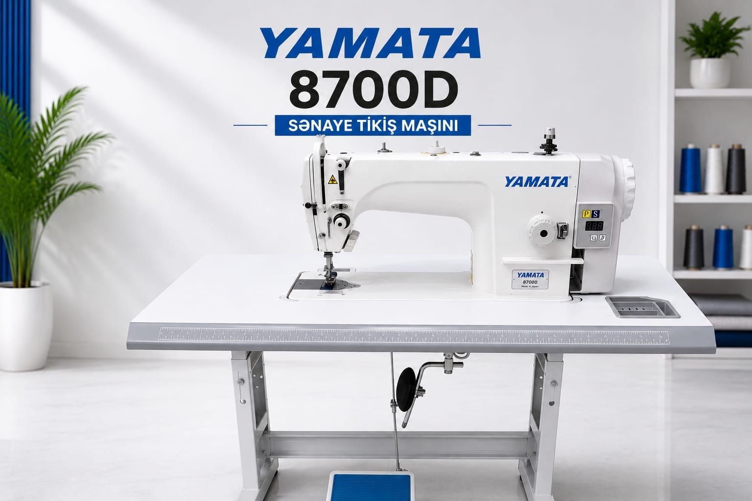 Professional tikiş maşını Yamata 8700 Dt, ağ