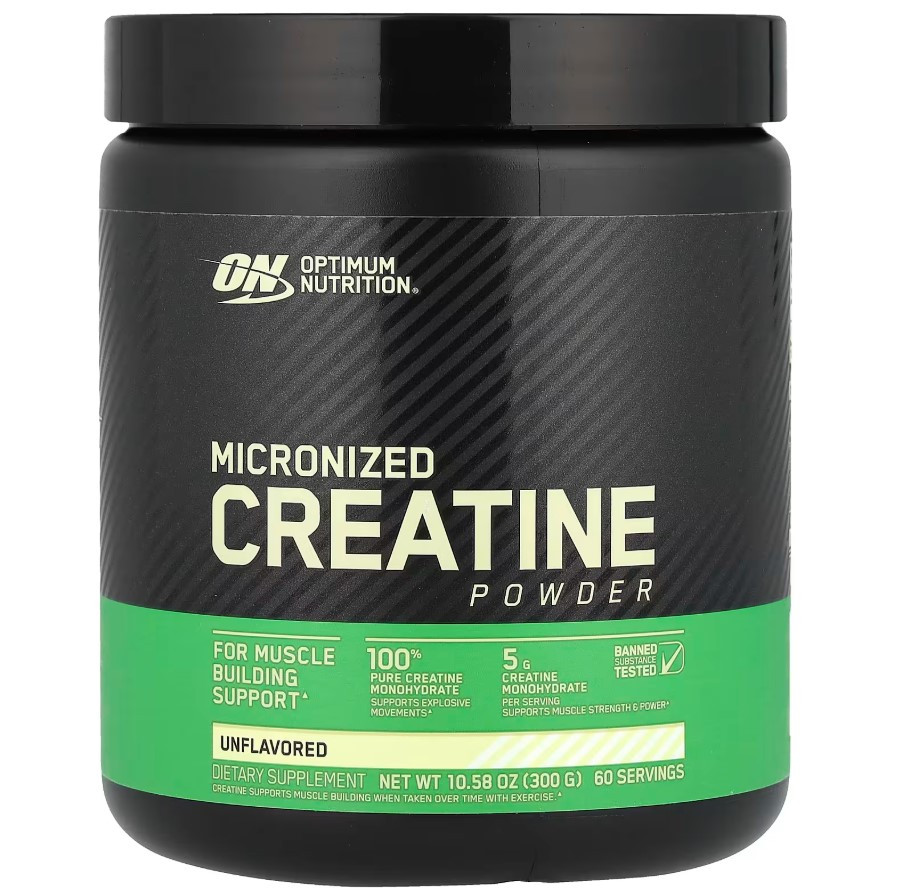 Kreatin No Brand Micronized Powder, Unflavored, 60 porsiya, 300 q