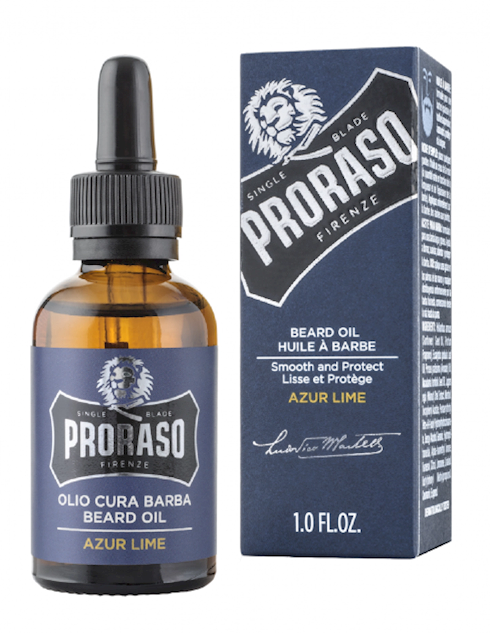 Saqqala qulluq üçün yağ Proraso Azur Lime 30 ml