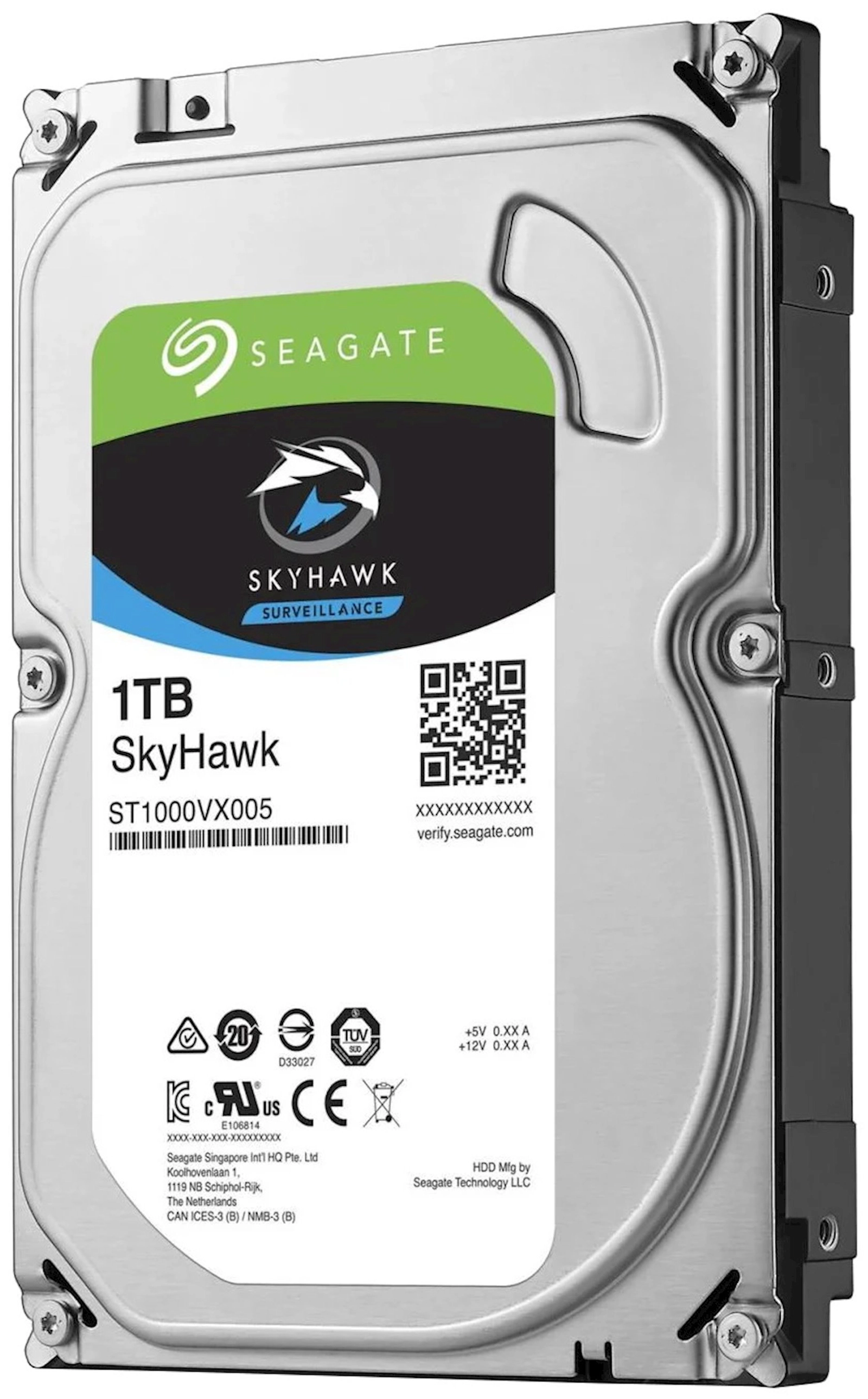 Sərt disk Seagate SkyHawk Surveillance 1 TB (ST1000VX005)