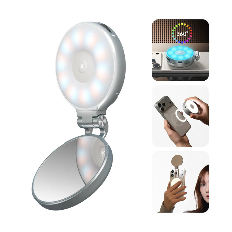Selfi-lampa Telesin Magnetic RGB Selfie Ring Light