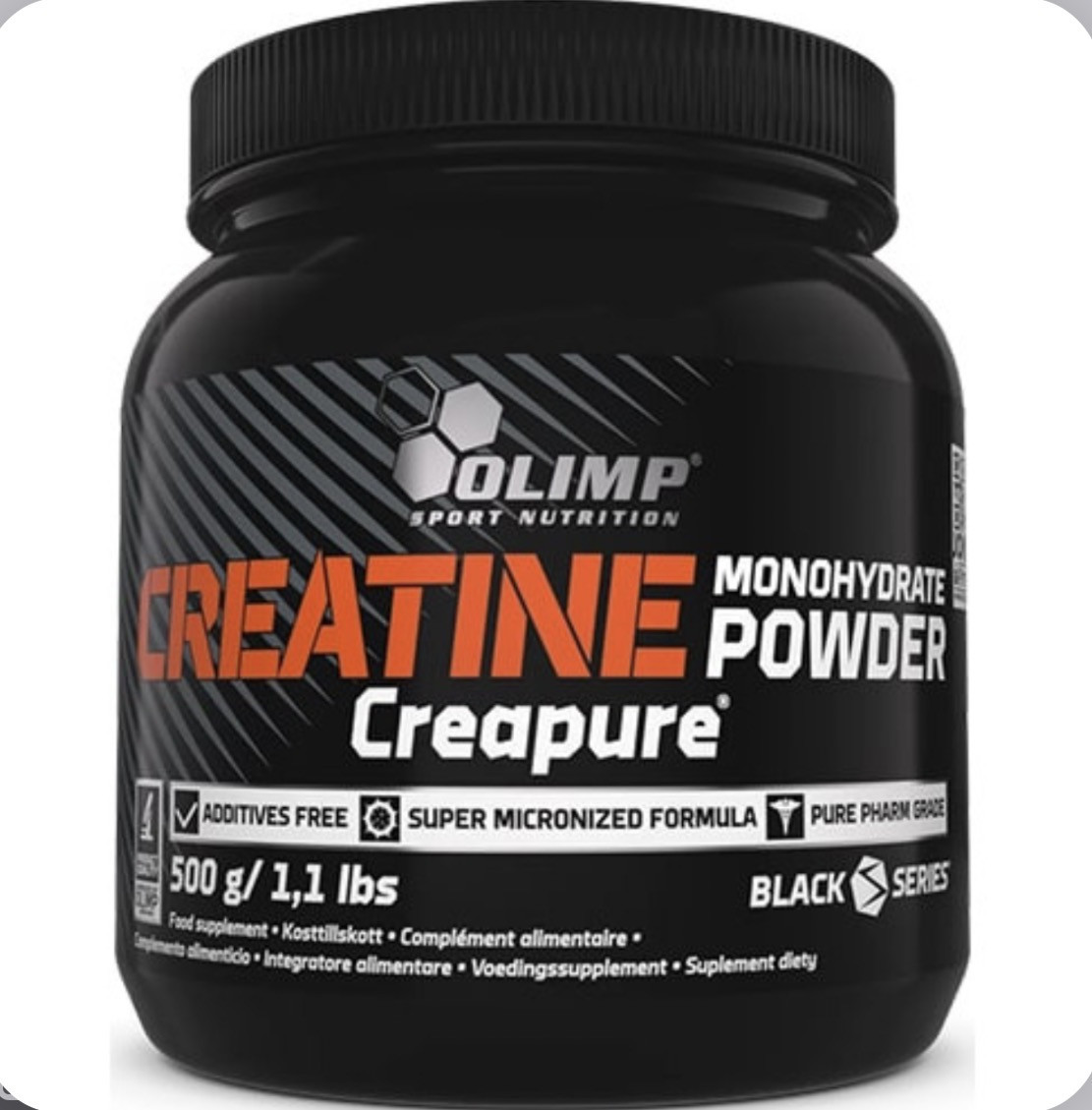 Kreatin No Brand Monohydrate Powder Creapure, 550 q