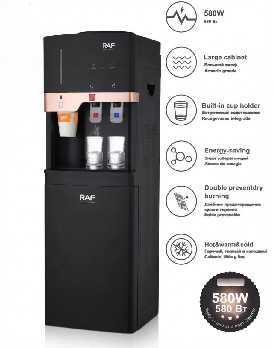 Su dispenseri RAF ZJ-774101, 1.5 l, Döşəməüstü, 3 kran