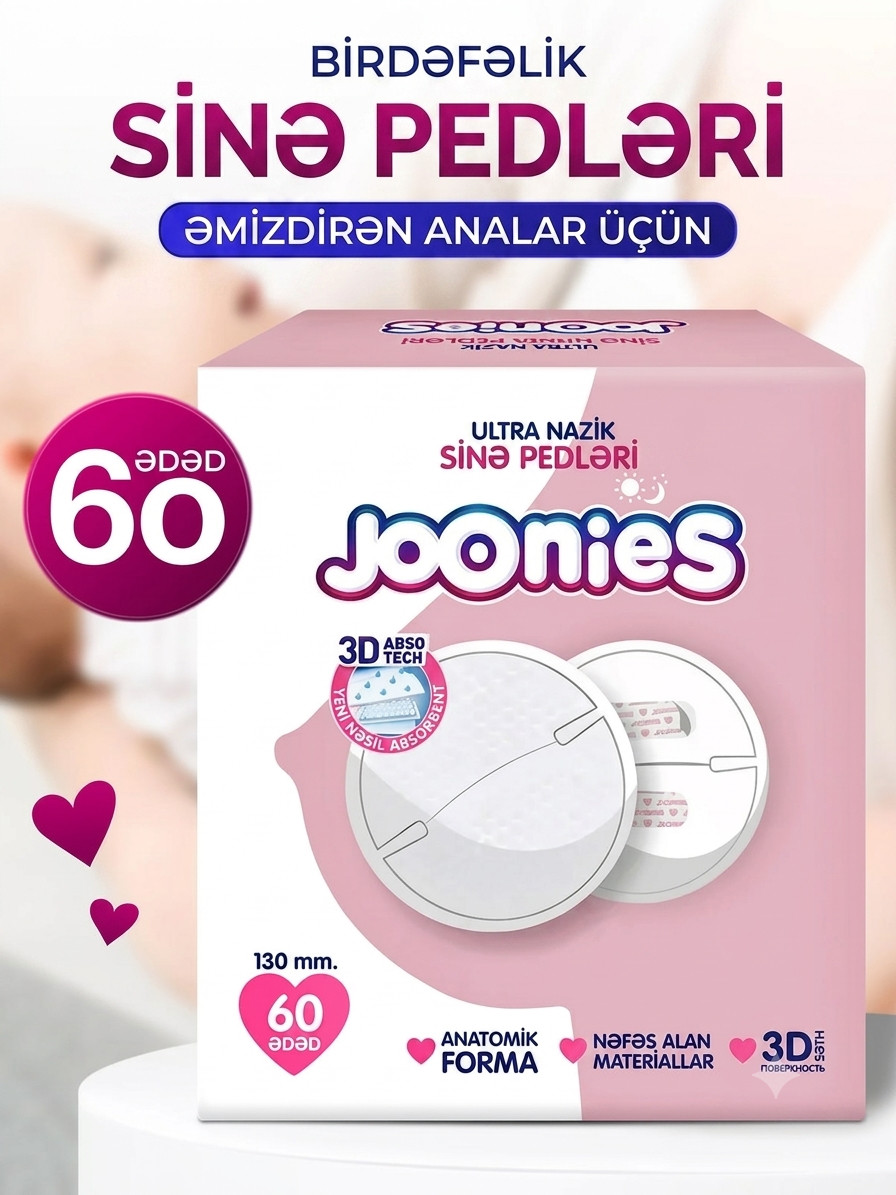 Sinə pedi analar üçün Joonies, 60 əd