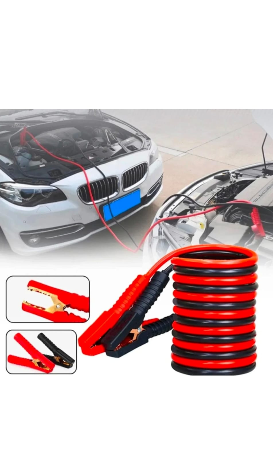 Avtomobil sıxacları 300A, 2 m