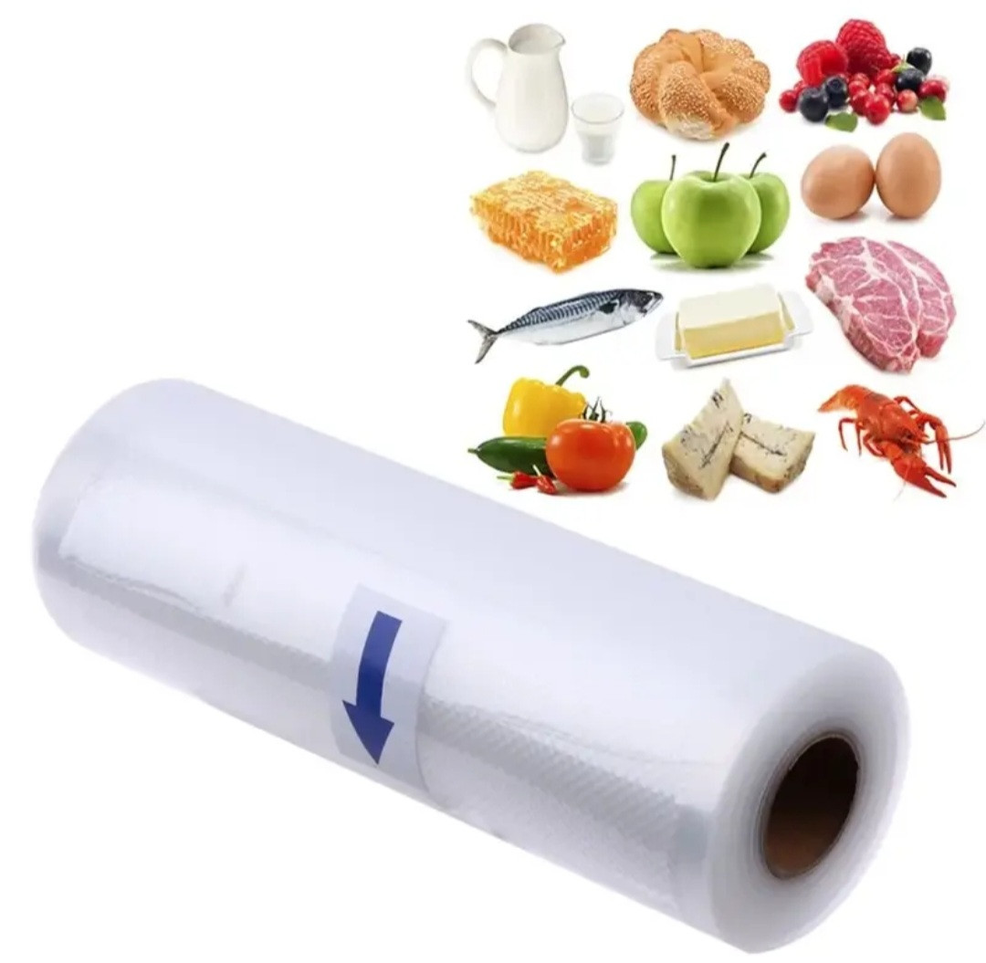 Vakuum paket rulonu, Ərzaqlar üçün, Polietilen, 1 ədəd