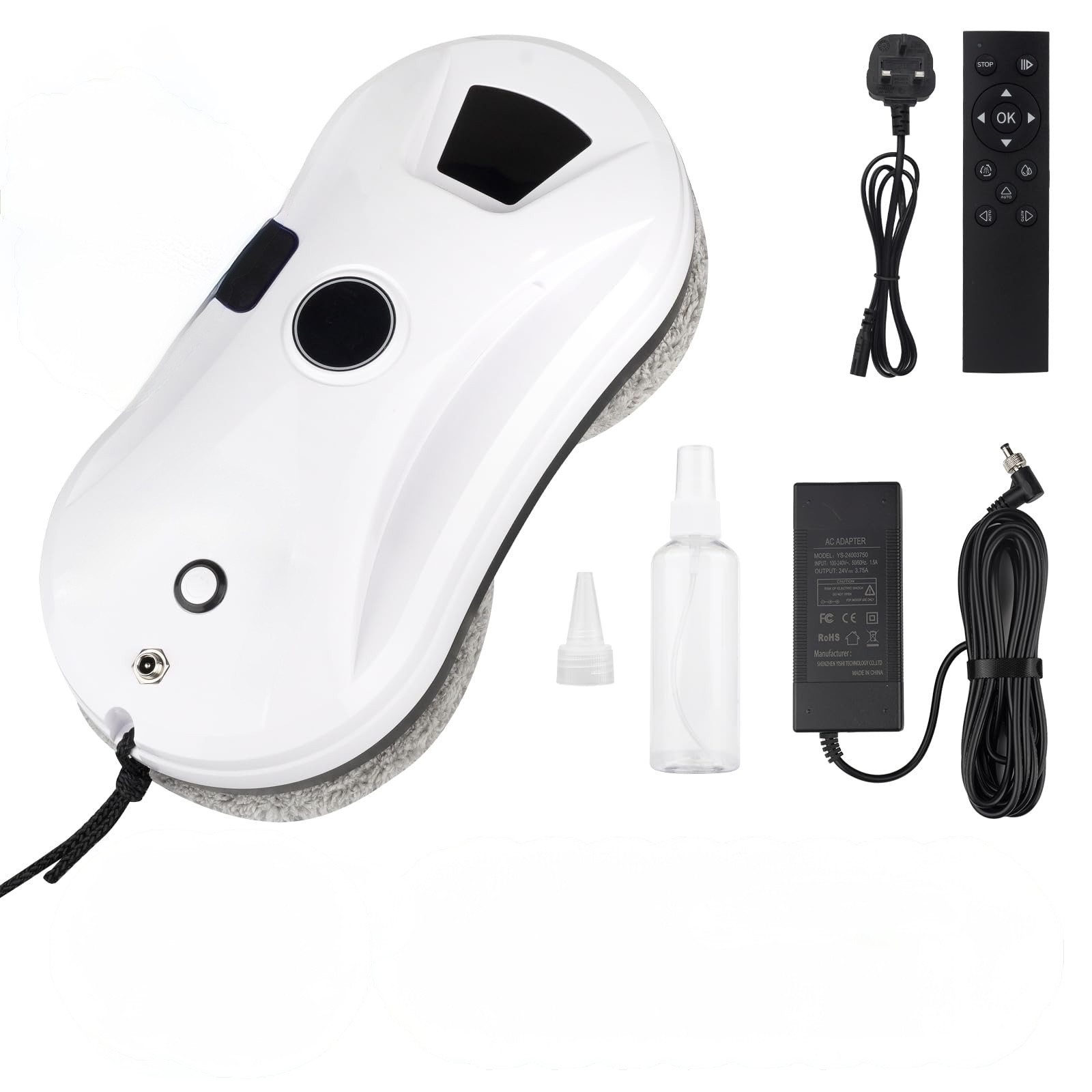 Pəncərələrin yuyulması üçün robot W168, quru/nəm, 2800 Pa