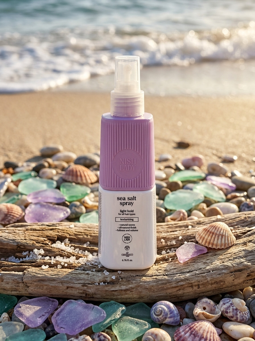 Saç üçün sprey NishLady Sea Salt, 200 ml