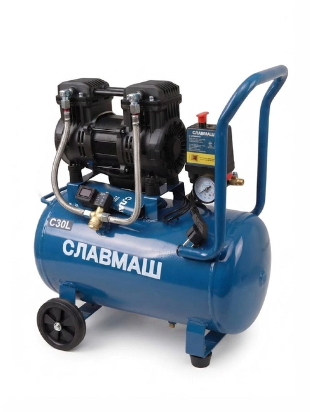 Hava kompressoru СЛАВМАШ SM-30L, 210 l/dəq, elektrik mühərriki