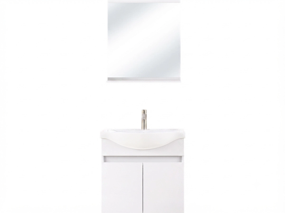 Hamam otağı üçün mebel dəsti Bagnoli, MARE, Ağ, 46 sm, 130 sm, 65 sm